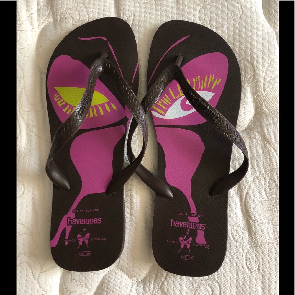 Havaianas flip flops. Mens Size 12